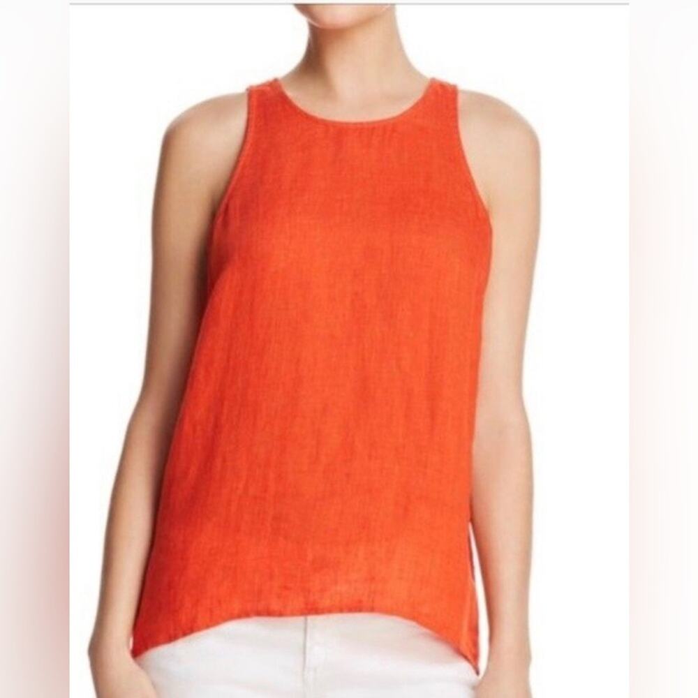 Joie Bold Red Sleeveless Blouse Size Medium